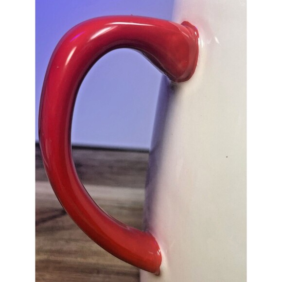 Lang Design 3d Cat Christmas Sweater Holiday Mug Tree Red Inside Whimsical - Picture 5 of 8